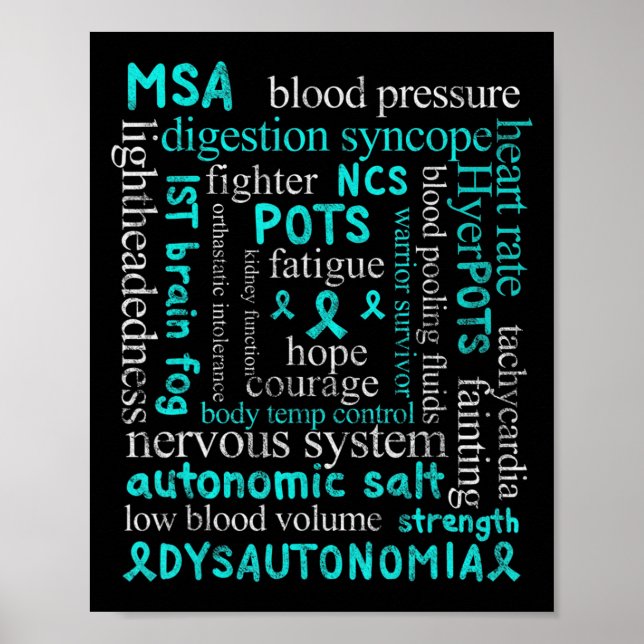 Dysautonomie Awareness Monatsdysautonomie Patient Poster (Vorne)
