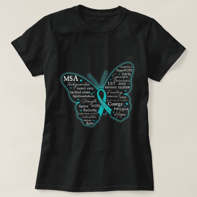 Dysautonomie Awareness POTS HyperPOTS NCS Monat T- T-Shirt (Design vorne)