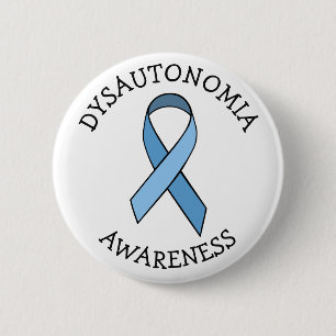 Dysautonomie Blauer Bekanntheitsgrad Button