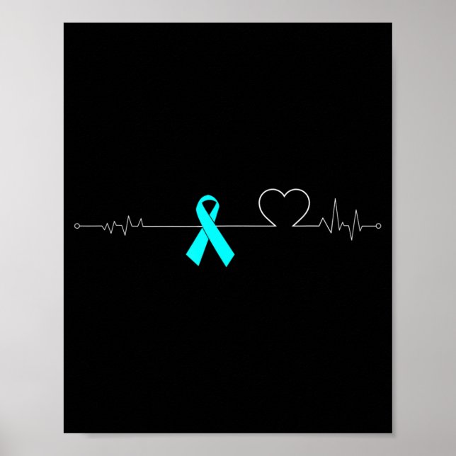 Dysautonomie Heartbeat Pulse EKG NCS Strong POTS Poster (Vorne)