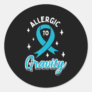 Dysautonomie POTS Awareness T - Shirt40 Runder Aufkleber