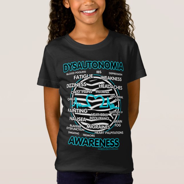 Dysautonomie Symptome T-Shirt (Vorderseite)