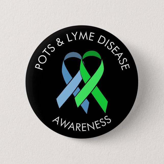 Dysautonomie und Lyme-Erkrankungen Sensibilisierun Button (Vorderseite)