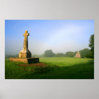 Dysert O Dea Celtic Cross Poster