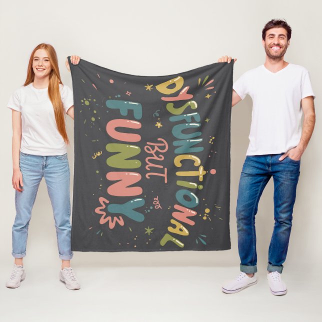 Dysfunktional, aber lustig fleecedecke (Beispiel)