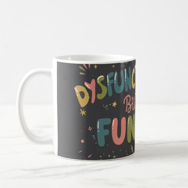 Dysfunktional, aber lustig kaffeetasse (Links)