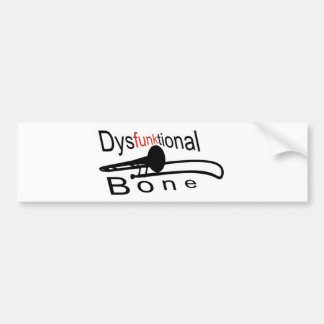 Dysfunktional Knochen-Autoaufkleber Autoaufkleber