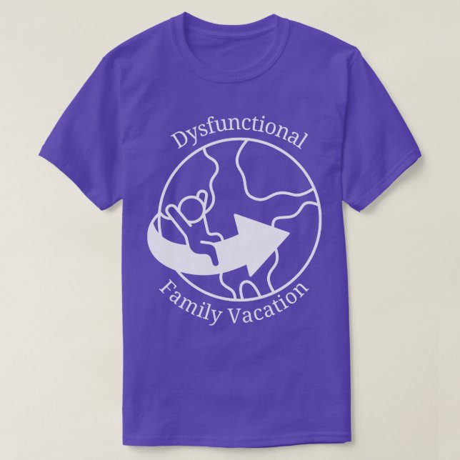 Dysfunktionaler Familienurlaub T-Shirt (Design vorne)
