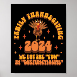 Dysfunktionaler Family Erntedank 2024 - Matching T Poster