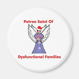 Dysfunktioneller Familien-Engel Magnet