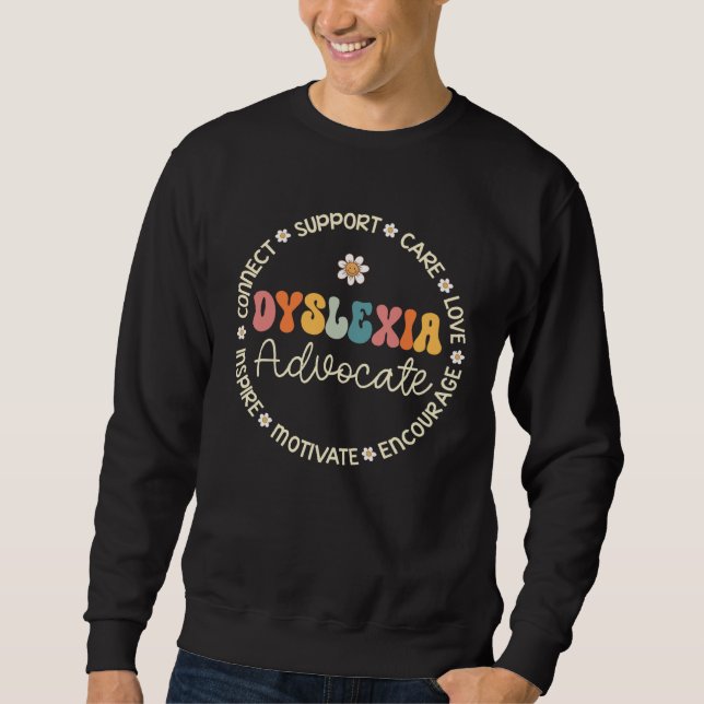 Dyslexia Advocate Appreciation Week Back to School Sweatshirt (Vorderseite)