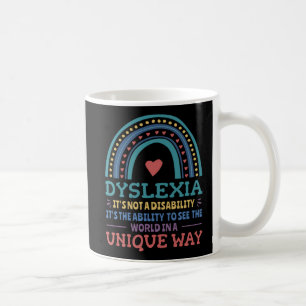 Dyslexia Awareness Dyslexic Coffee Mug Kaffeetasse