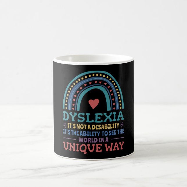 Dyslexia Awareness Dyslexic Kaffeetasse (Mittel)