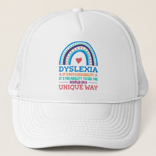 Dyslexia Awareness Dyslexic Truckerkappe