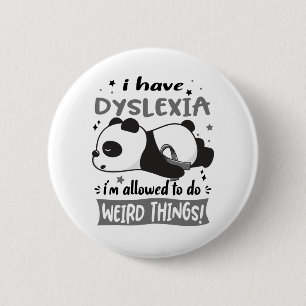 Dyslexia Sensibilisierung Monat Band Geschenke Button