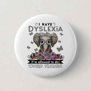 Dyslexia Sensibilisierung Monat Band Geschenke Button