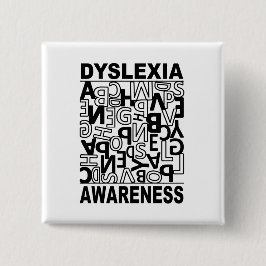 Dyslexie Bewusstsein Dyslexie Lehrer Schüler Button
