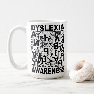 Dyslexie Bewusstsein Dyslexie Lehrer Schüler Kaffeetasse