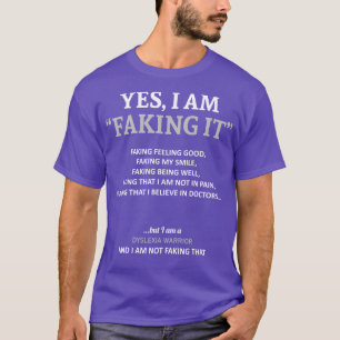 Dyslexie Bewusstsein, ich tue es in dieser Familie T-Shirt