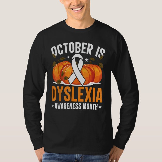Dyslexie Bewusstsein Monat ist Kindness Matters is T-Shirt (Vorderseite)