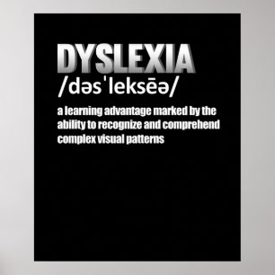 Dyslexie Definition Behinderungsbewusstsein Therap Poster