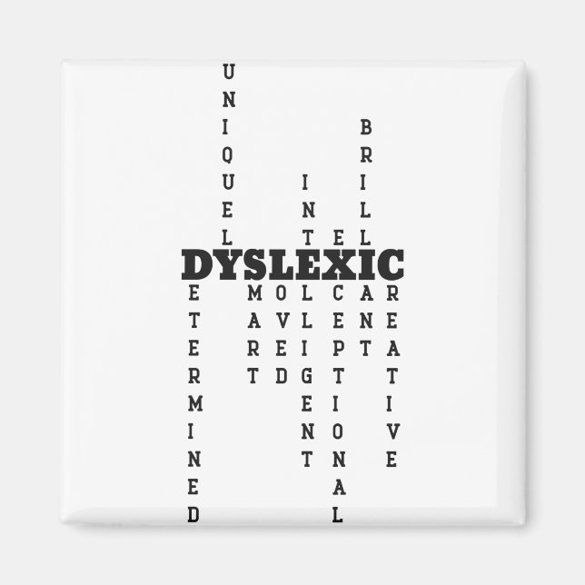 Dyslexie Definition Magnet (Vorne)