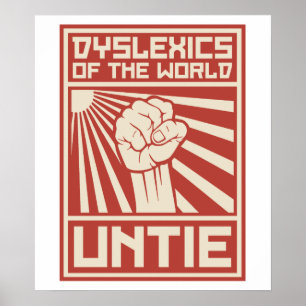 Dyslexie der UNTIE Poster