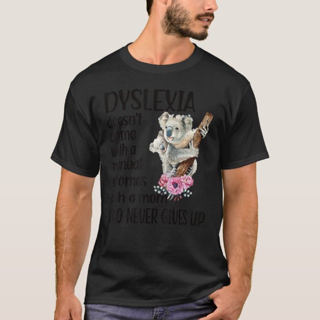 Dyslexie kommt nicht mit einem Handbuch, das Anima T-Shirt (Vorderseite)
