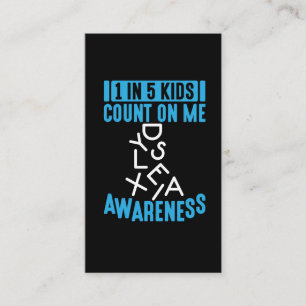 Dyslexie Lesemethode Dyslexie Visitenkarte