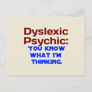 Dyslexie Postkarte