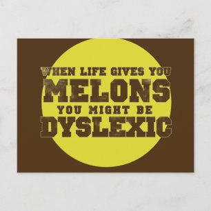 Dyslexie Postkarte