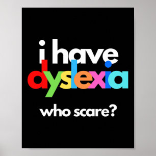 Dyslexie Sensibilisierung Monat Woche Dyslexie Poster