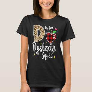 Dyslexie Squad Therapeut Dyslexie Spezialist Readi T-Shirt
