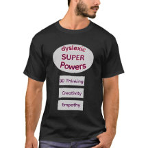 Dyslexie Superkräfte T-Shirt