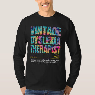 Dyslexie-Therapeut-Appreciation-Woche Zurück zur S T-Shirt