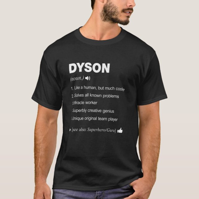 Dyson Name Definition bedeutet Familie Funny T-Shirt (Vorderseite)
