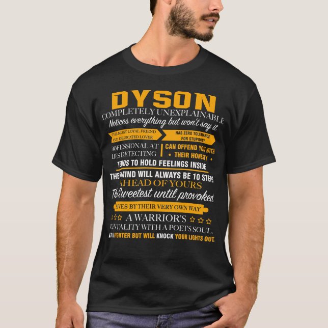 DYSON völlig unerklärlich T-Shirt (Vorderseite)