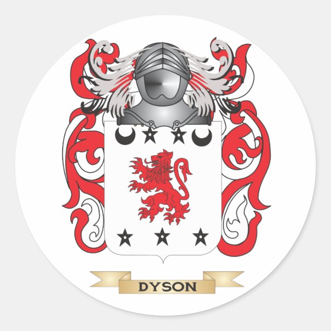 Dyson-Wappen Runder Aufkleber (Vorderseite)