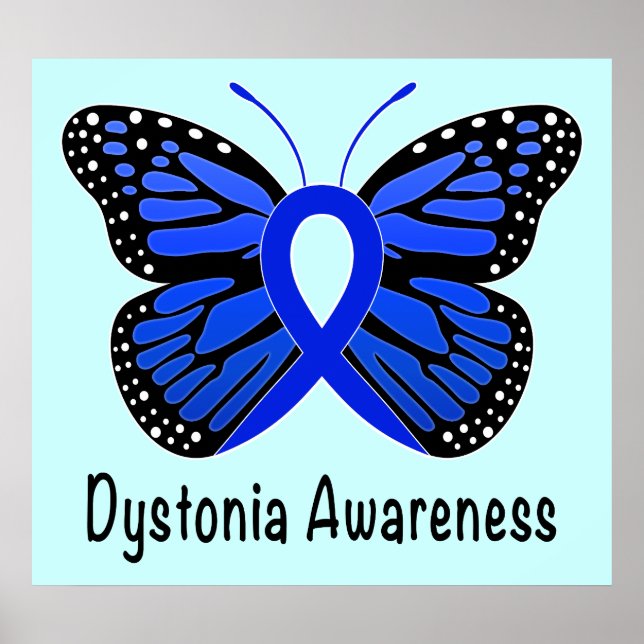Dystonia Awareness Ribbon of Hope Poster (Vorne)