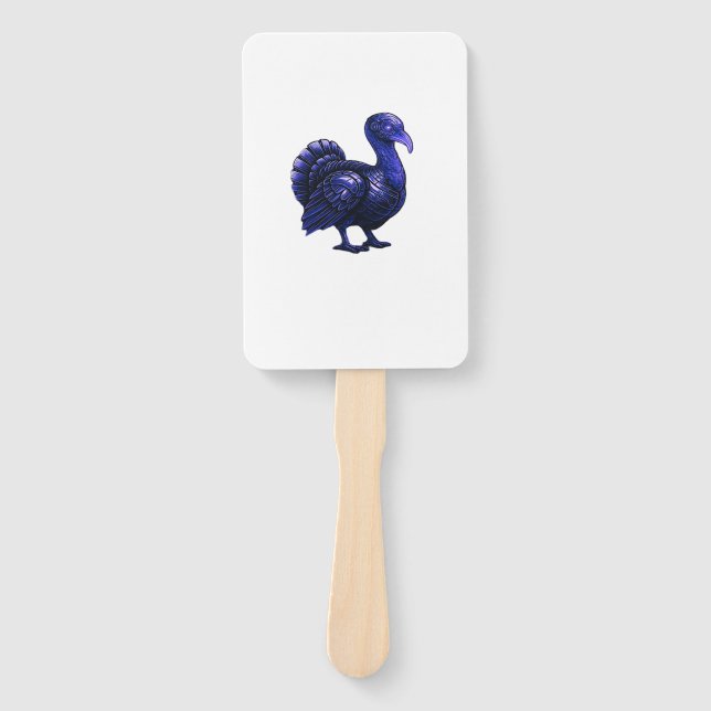 Dystopischer Truthahn Thanksgiving Design Klassisc Fächer (Vorderseite)