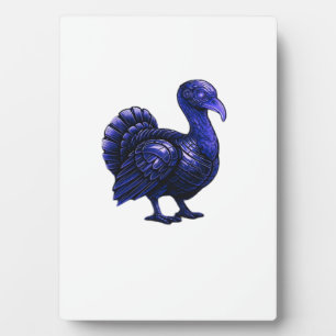 Dystopischer Truthahn Thanksgiving Design Klassisc Fotoplatte