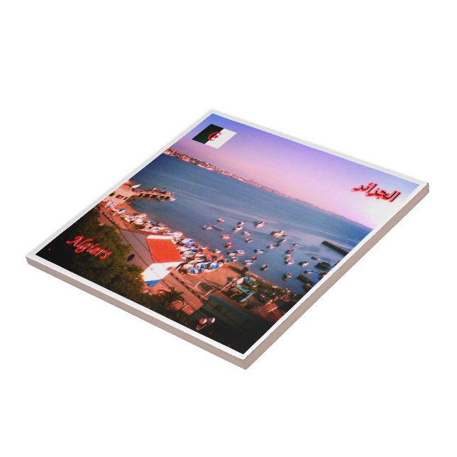 DZ004 ALGERI, Algerien, Fliese (Seite)