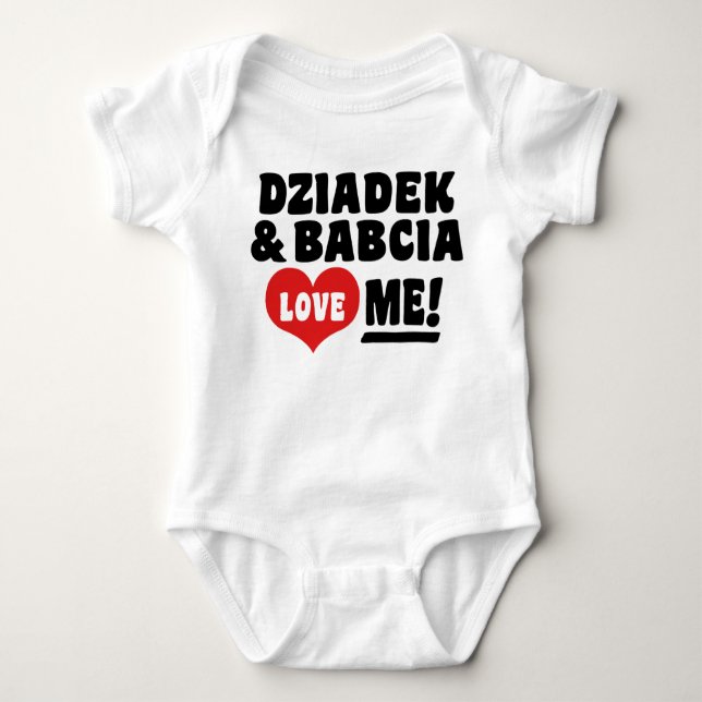 Dziadek & Babcia Liebe Baby Strampler (Vorderseite)