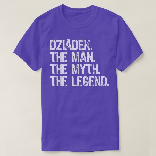 Dziadek Der Mensch Der Mythos der Legende Cool  T-Shirt (Design vorne)