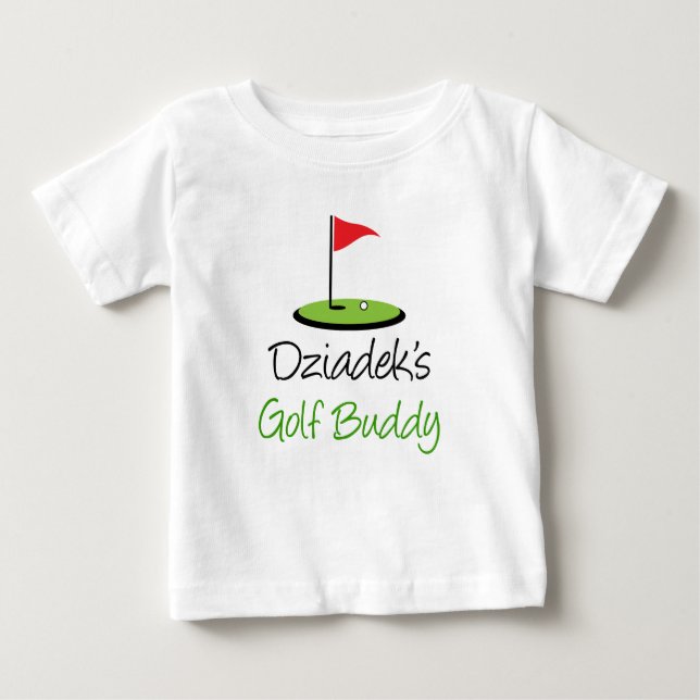 Dziadeks Golf Buddy Baby T-shirt (Vorderseite)