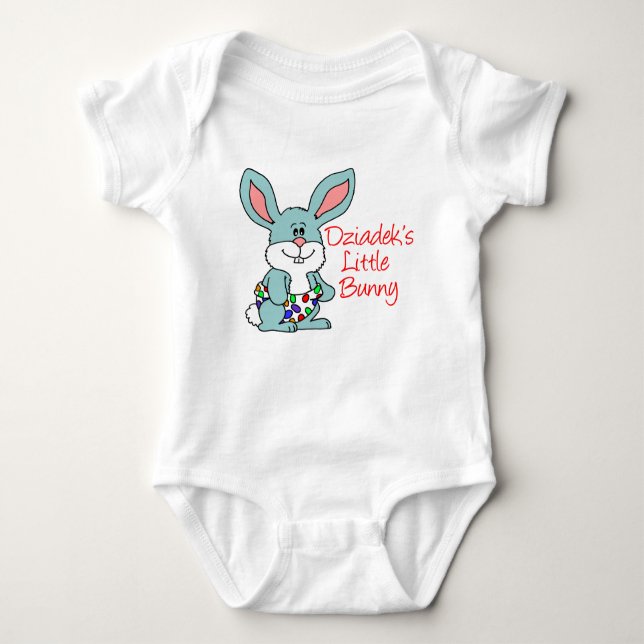 Dziadek's Little Bunny Baby Strampler (Vorderseite)