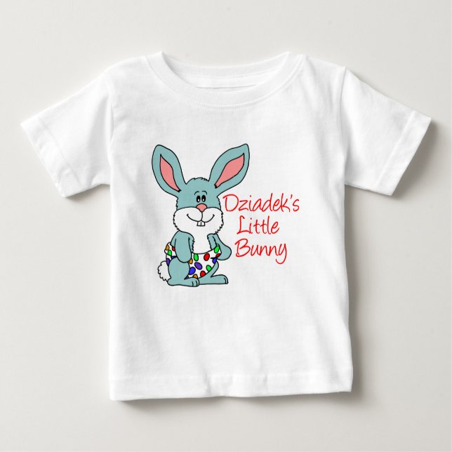 Dziadek's Little Bunny Baby T-shirt (Vorderseite)