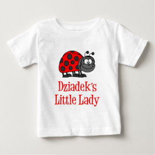 Dziadek's Little Lady Baby T-shirt