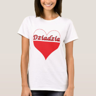Dziadzia Polnisches Herz T-Shirt
