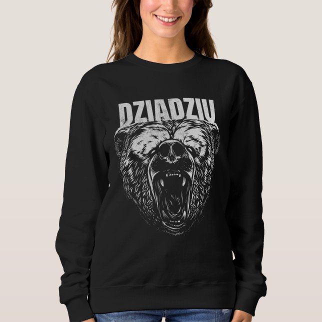 Dziadziu Bear Polish Grandpa Sweatshirt (Vorderseite)